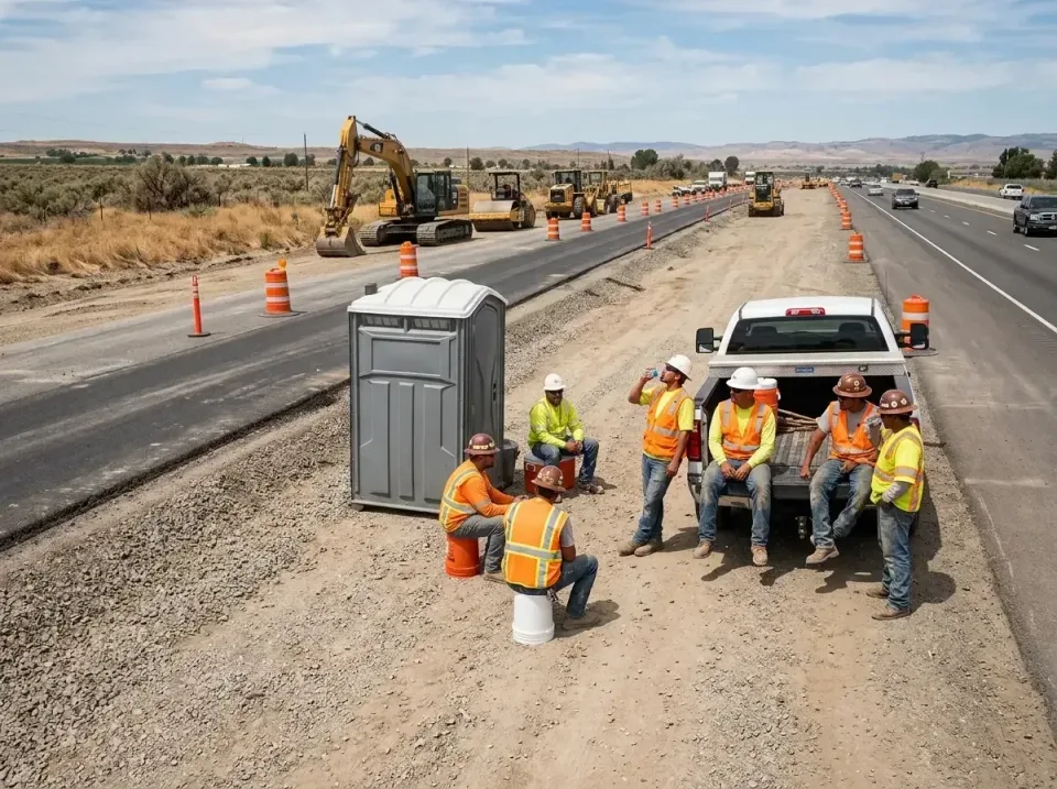 highway-road-construction-crew-007 — frequently asked questions, Porta Potty and Restroom Rentals in Valley Falls, RI